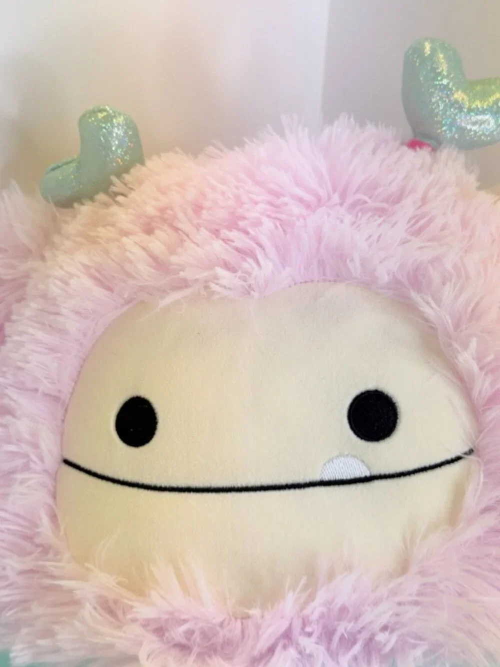Squishmallow Original 14 Inch Bessem Mint And Pink Valentine Bigfoot 2026 New